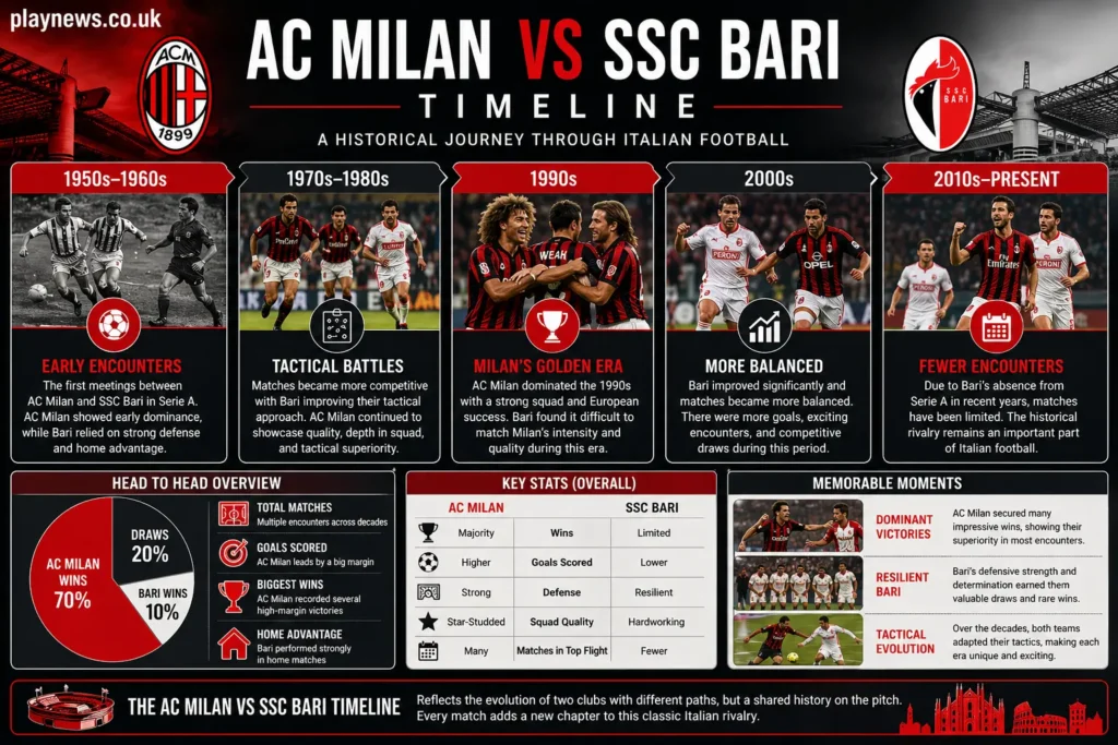 ac milan vs ssc bari timeline